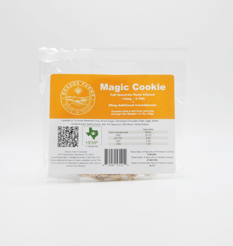 Magic Cookie CBD|Δ9THC|CBG|CBC - Full Spectrum Rosin Infused
